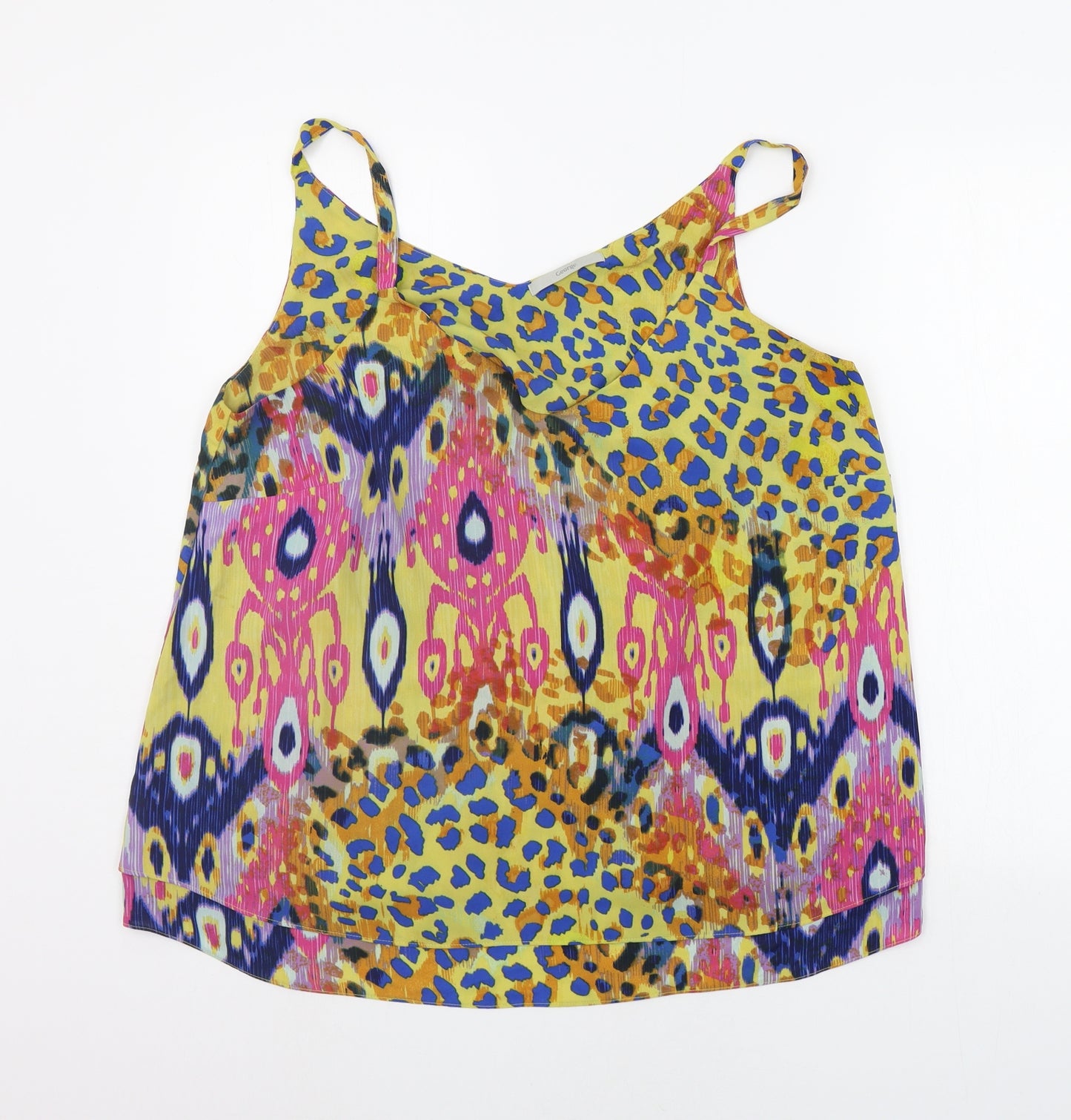 George Womens Multicoloured Geometric  Basic Blouse Size 16