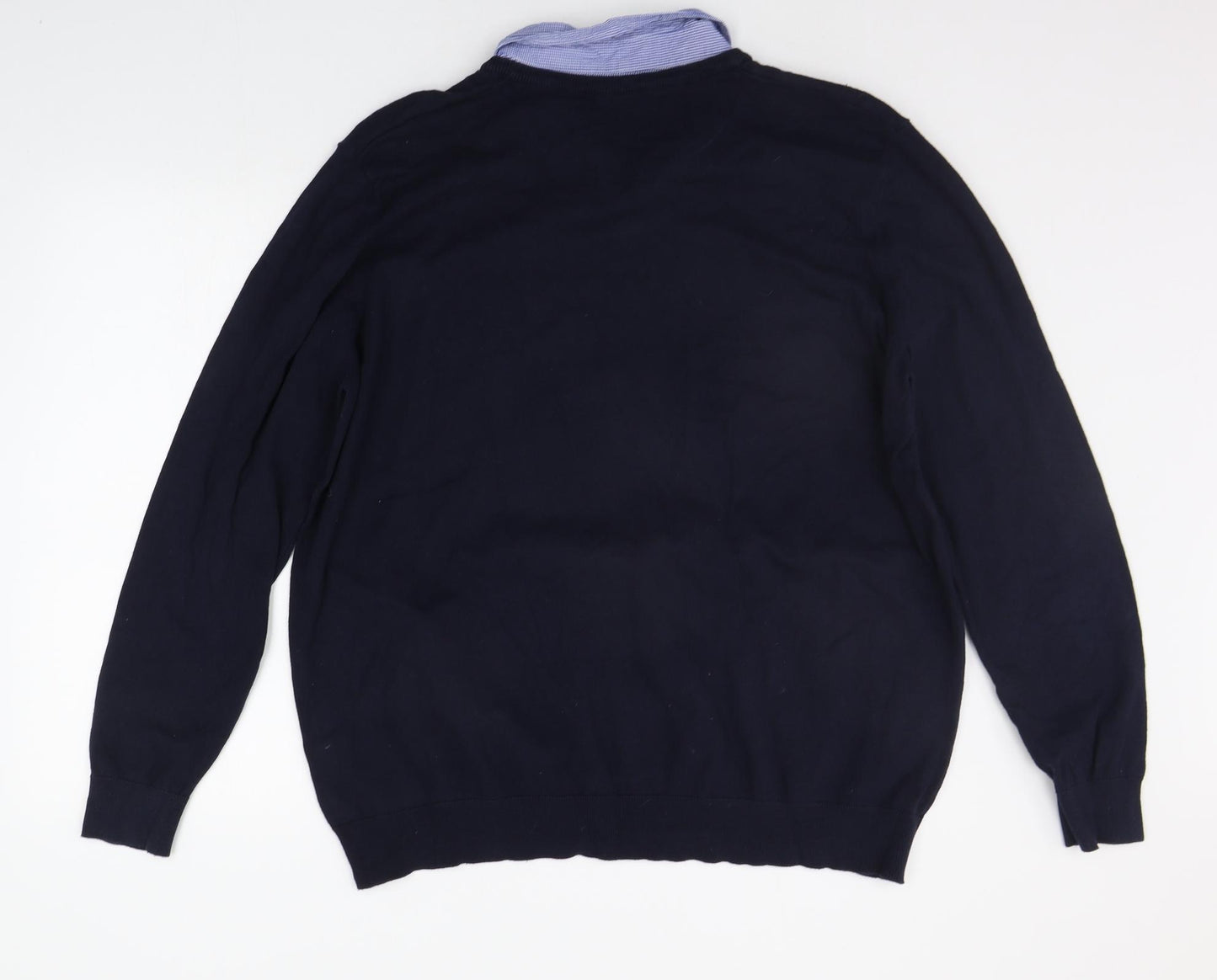 F&F Mens Blue   Pullover Jumper Size 2XL