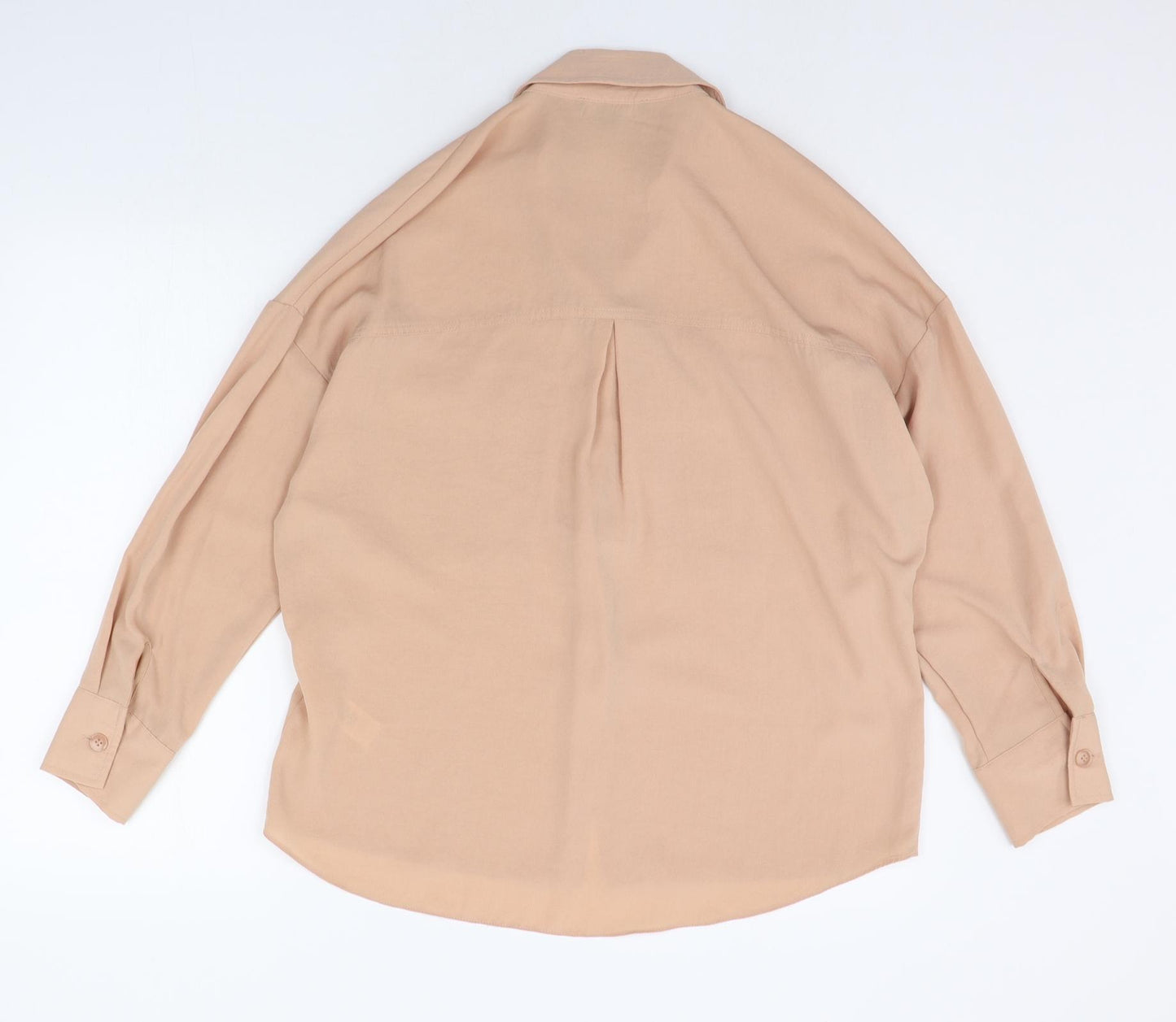 Primark Womens Beige   Basic Button-Up Size 12