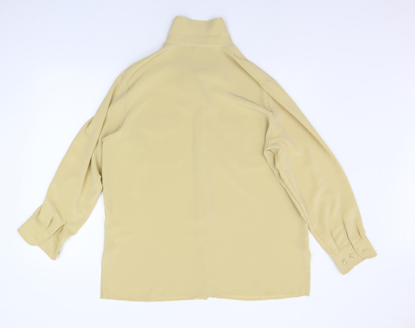Marks and Spencer Womens Beige   Basic Button-Up Size 16