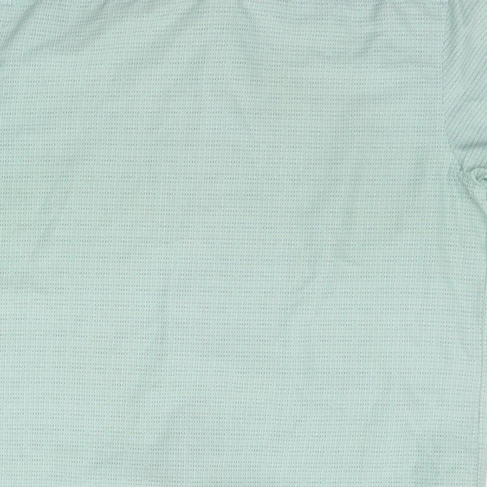 BHS Mens Green Geometric   Button-Up Size L