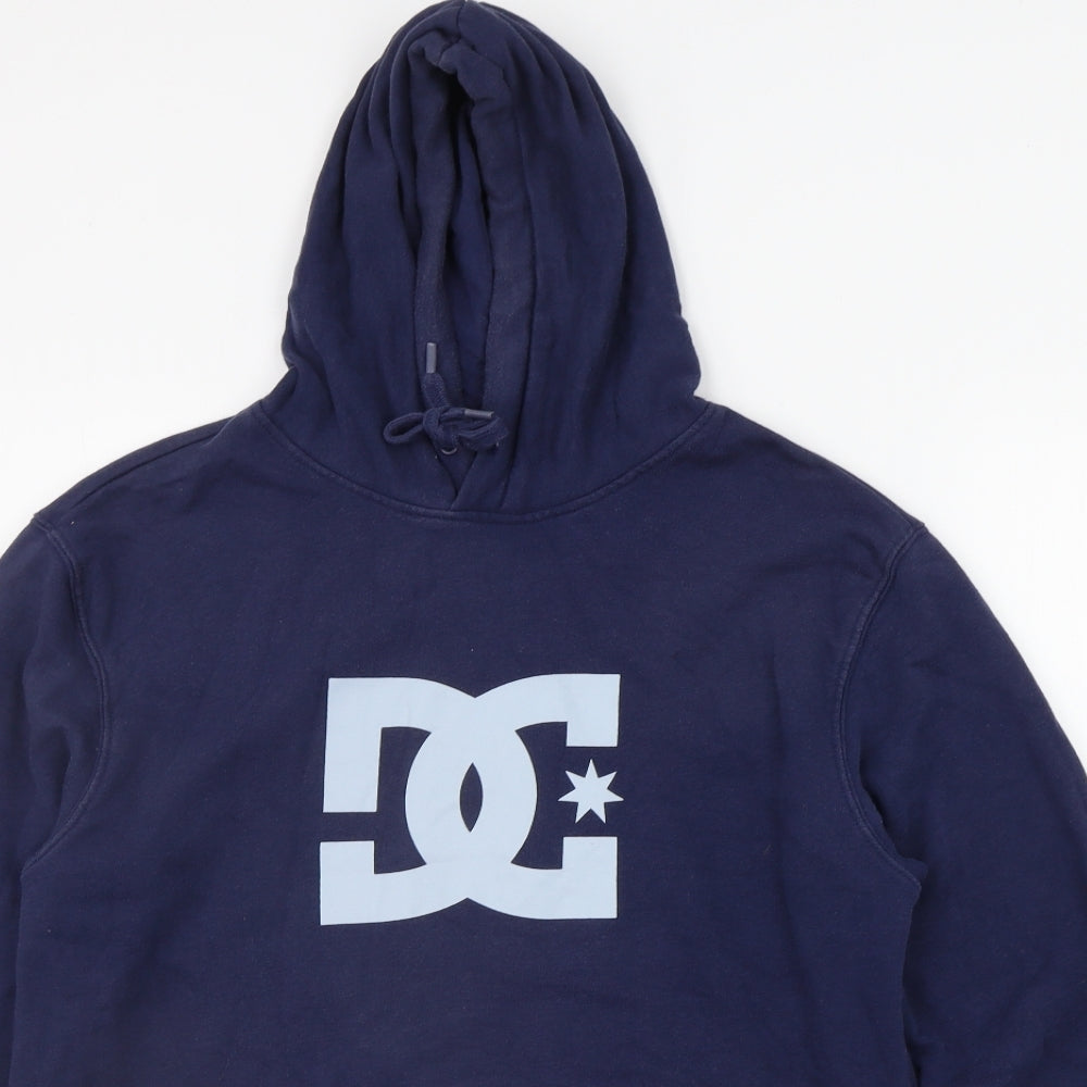DC Mens Blue   Pullover Hoodie Size L
