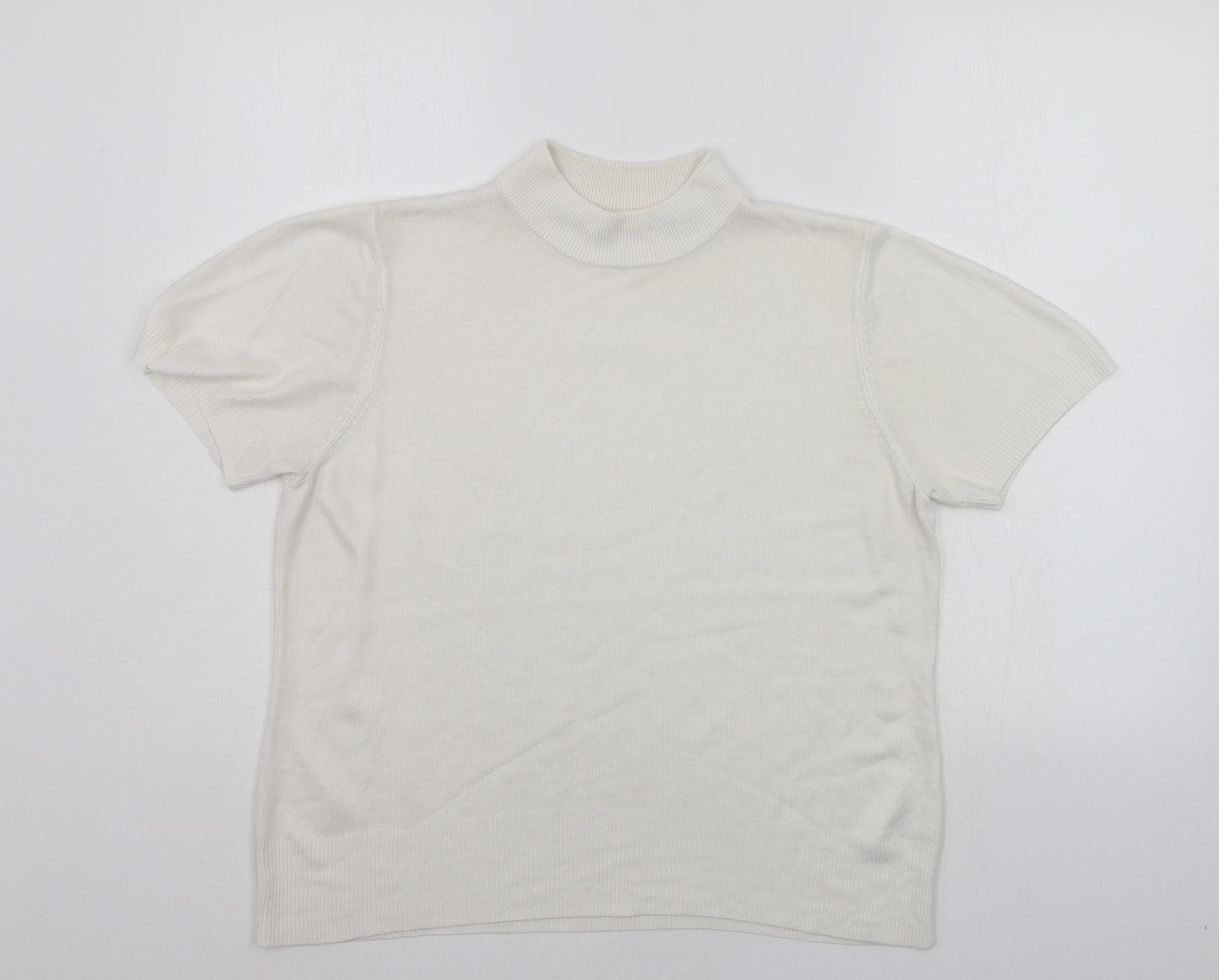BERKETEX Womens White   Pullover Jumper Size 14