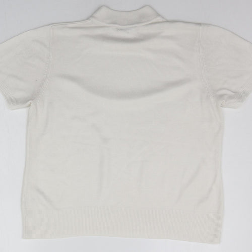 BERKETEX Womens White   Pullover Jumper Size 14