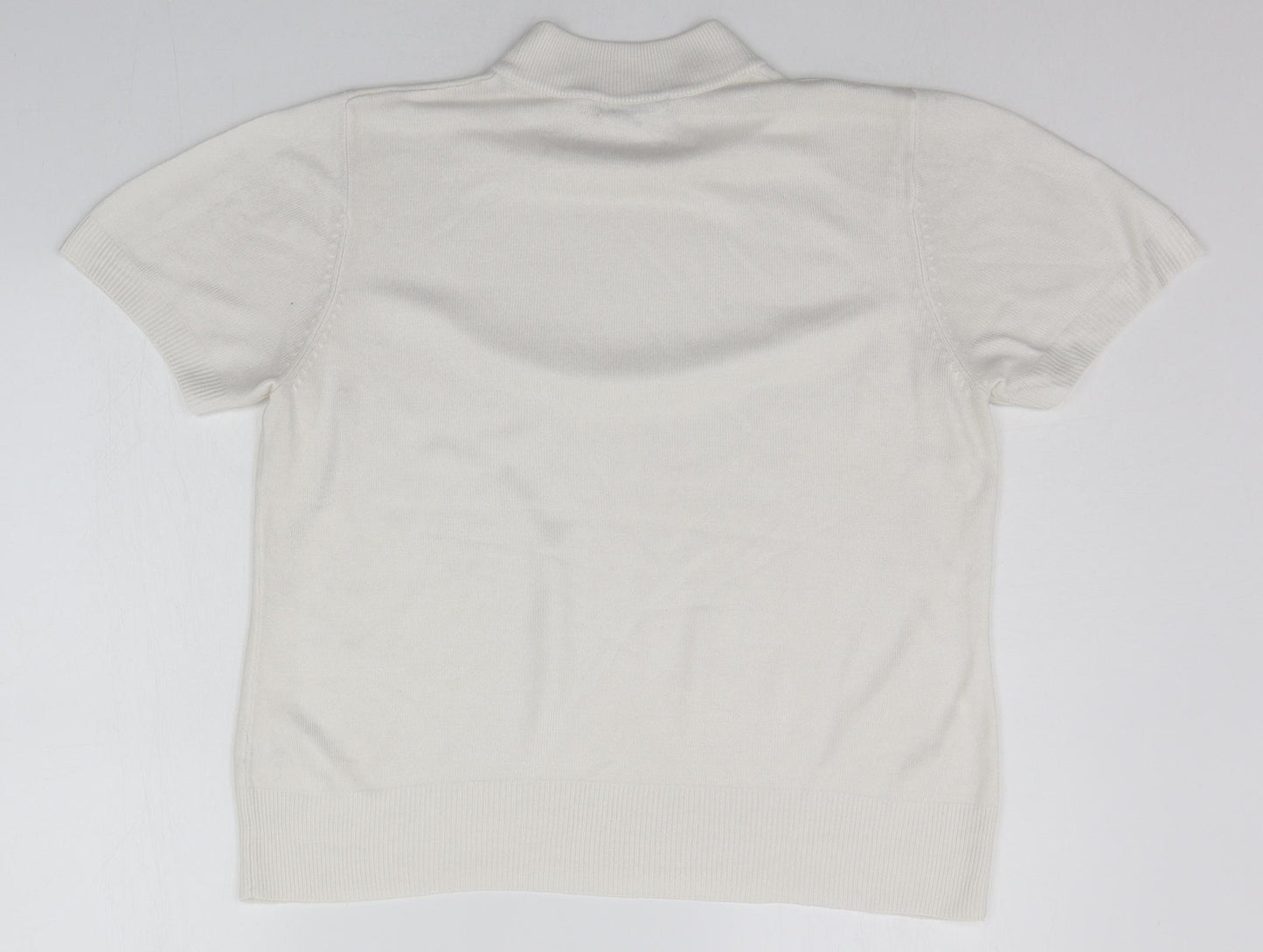 BERKETEX Womens White   Pullover Jumper Size 14