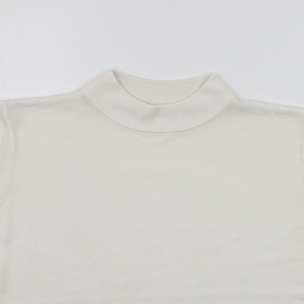 BERKETEX Womens White   Pullover Jumper Size 14