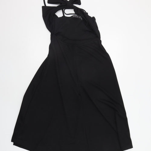 PRETTYLITTLETHING Womens Black   Fit & Flare  Size 10