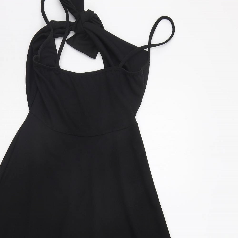 PRETTYLITTLETHING Womens Black   Fit & Flare  Size 10
