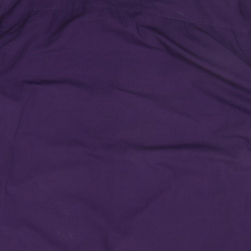 Jacamo Mens Purple Houndstooth   Button-Up Size XL