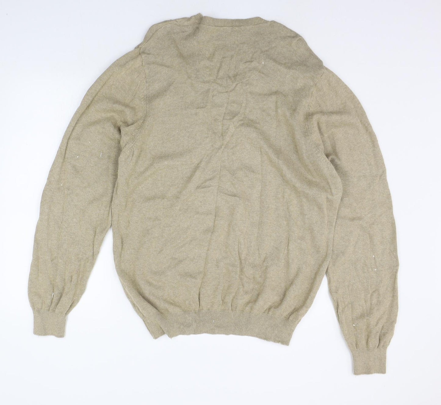Marks and Spencer Mens Beige   Pullover Jumper Size XL