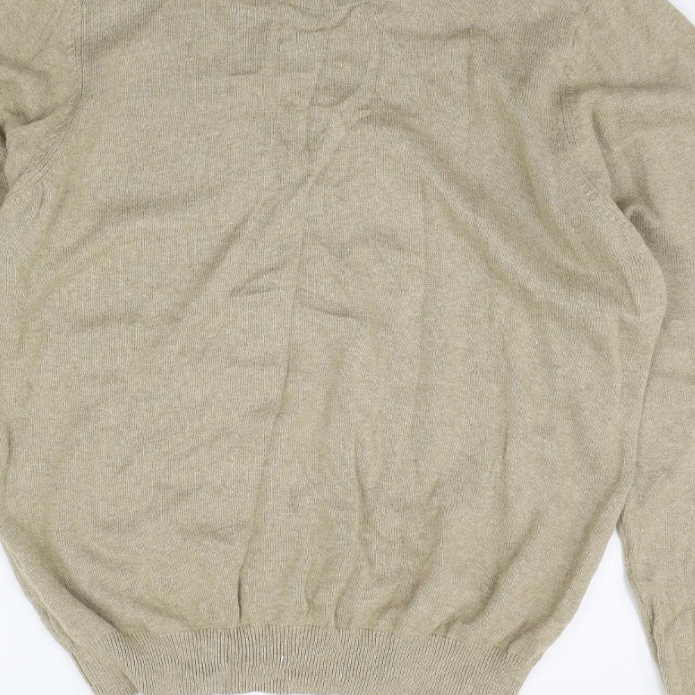 Marks and Spencer Mens Beige   Pullover Jumper Size XL
