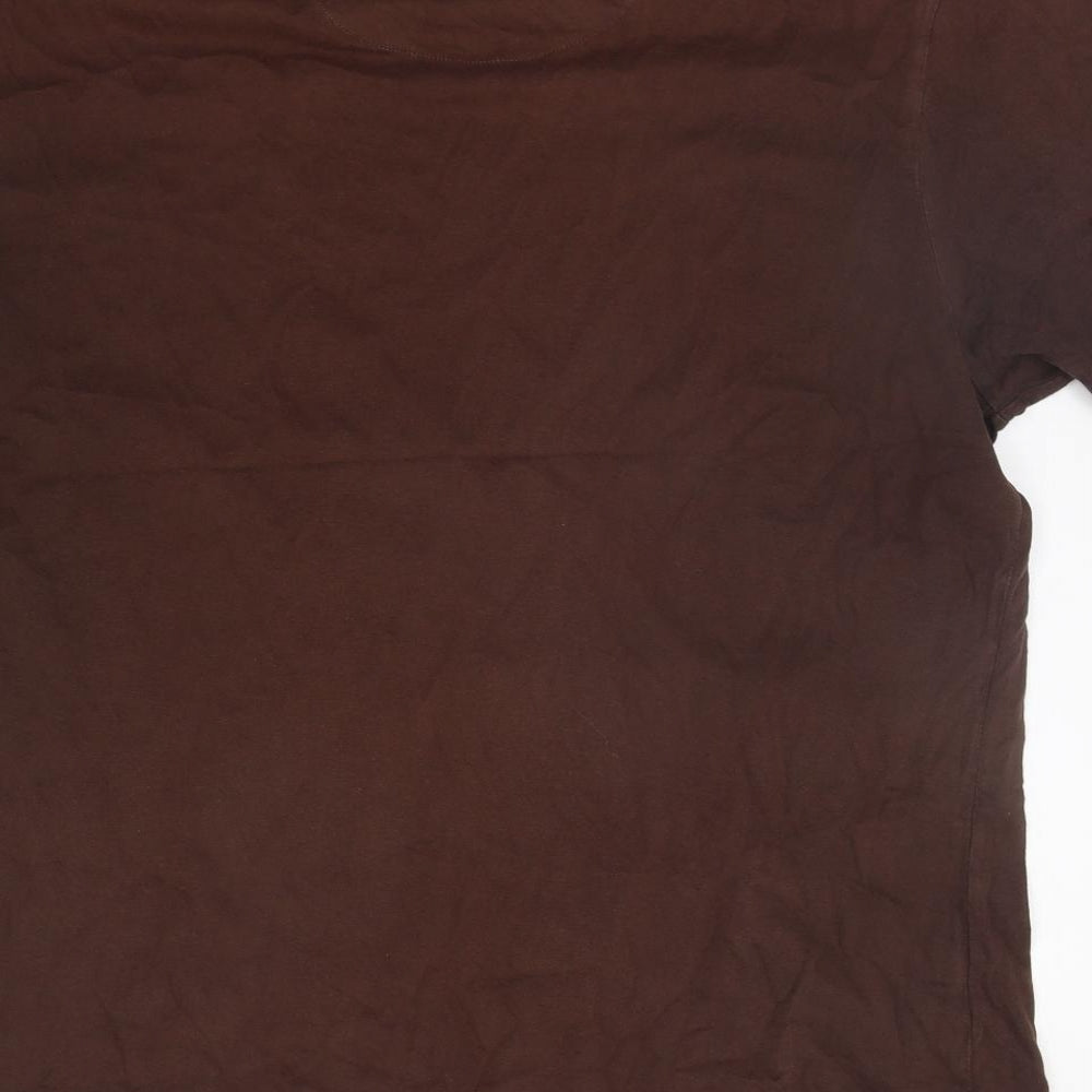 F&F Mens Brown    T-Shirt Size XL