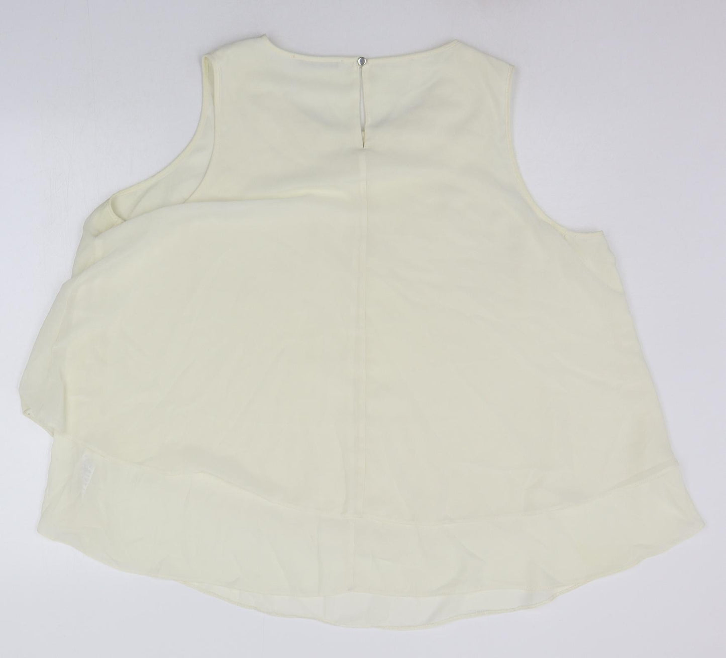 George Womens Yellow   Basic Blouse Size 20
