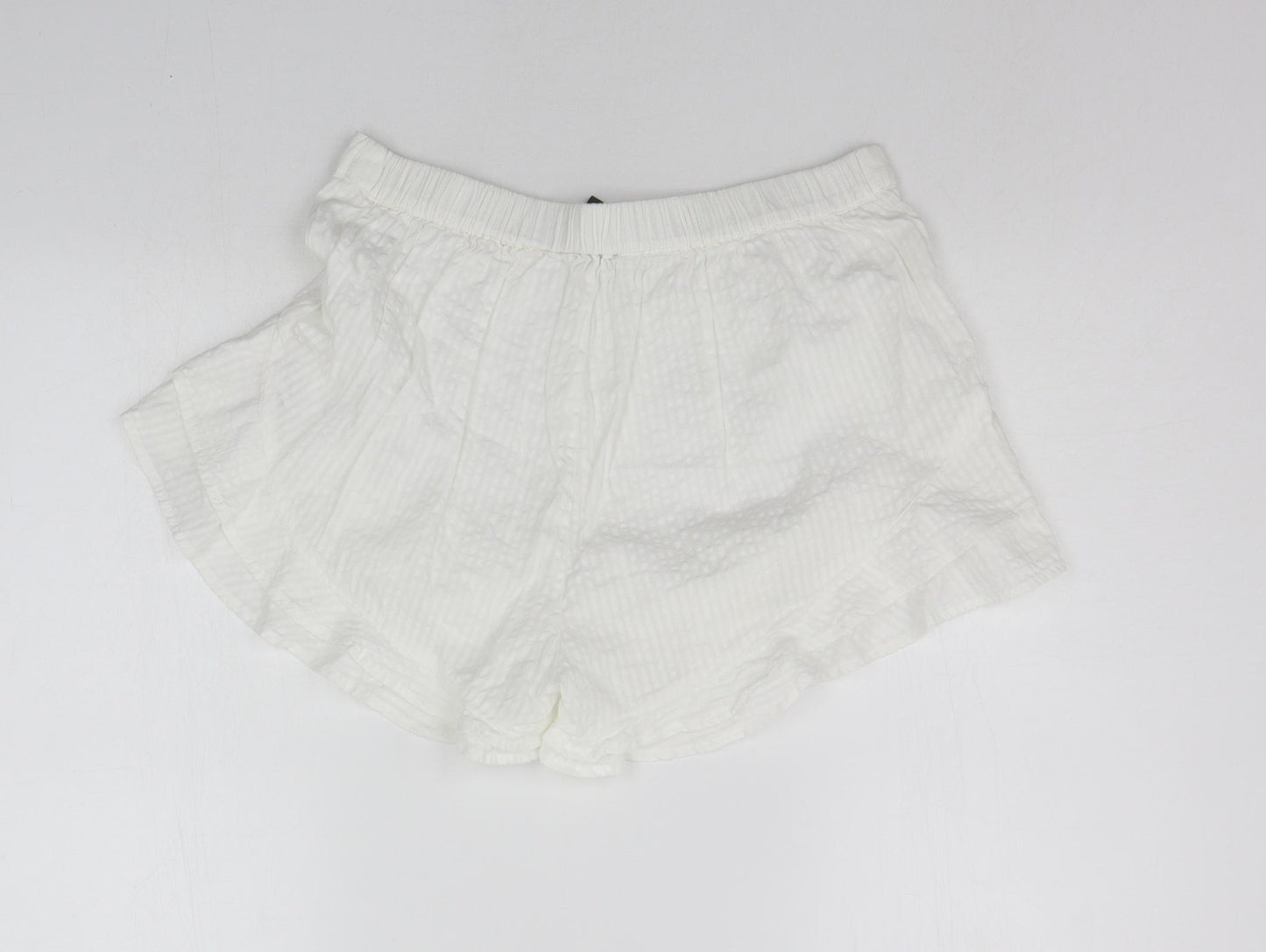 Primark Womens White   Sweat Shorts Size S