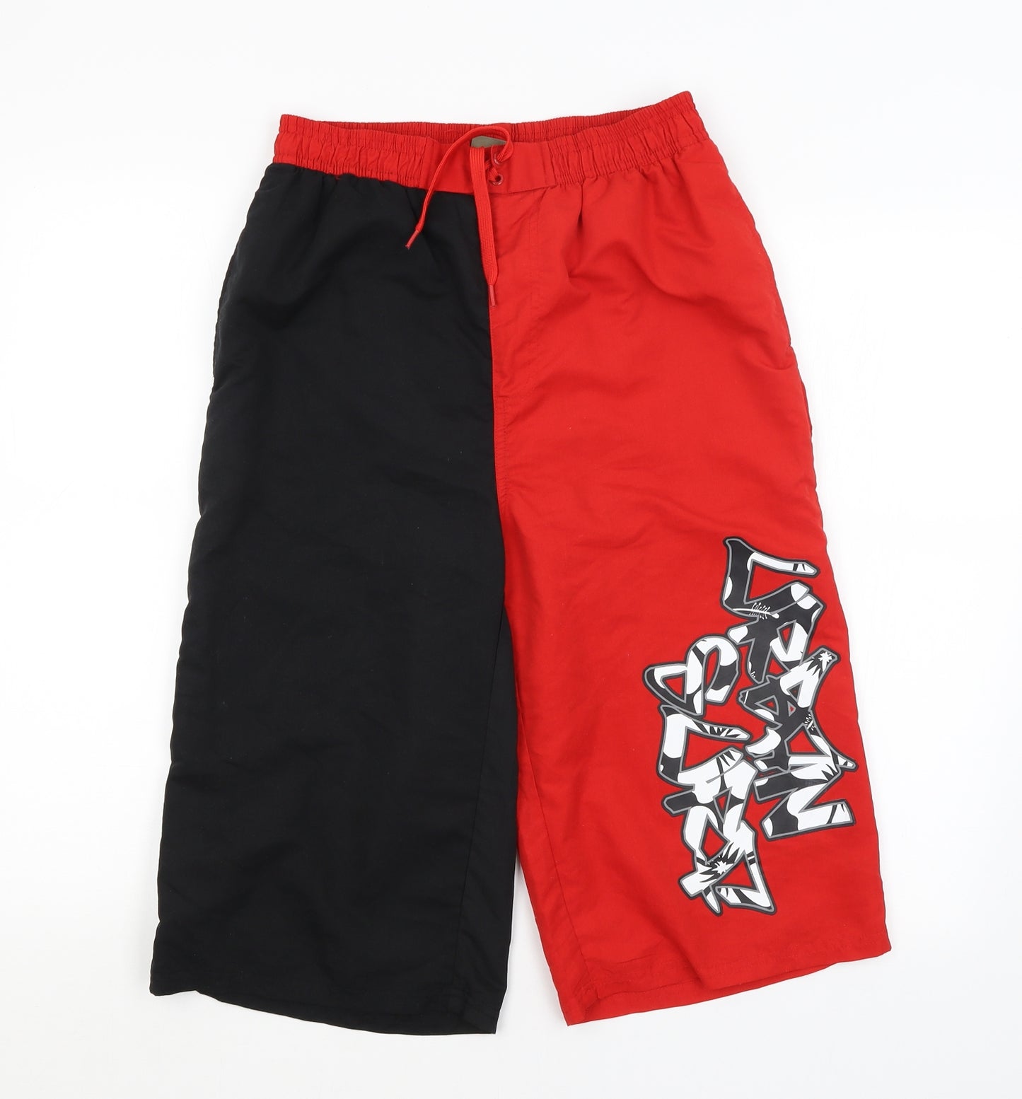 Urban Outlaws Boys Red   Bermuda Shorts Size 14-15 Years - Swim