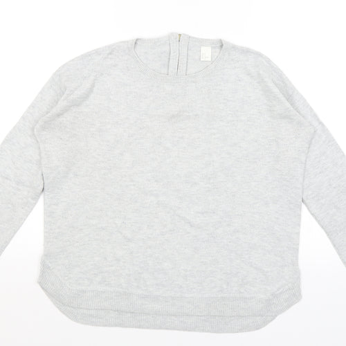H&M Womens Grey   Pullover Jumper Size S