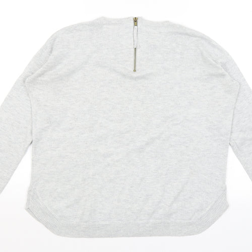 H&M Womens Grey   Pullover Jumper Size S