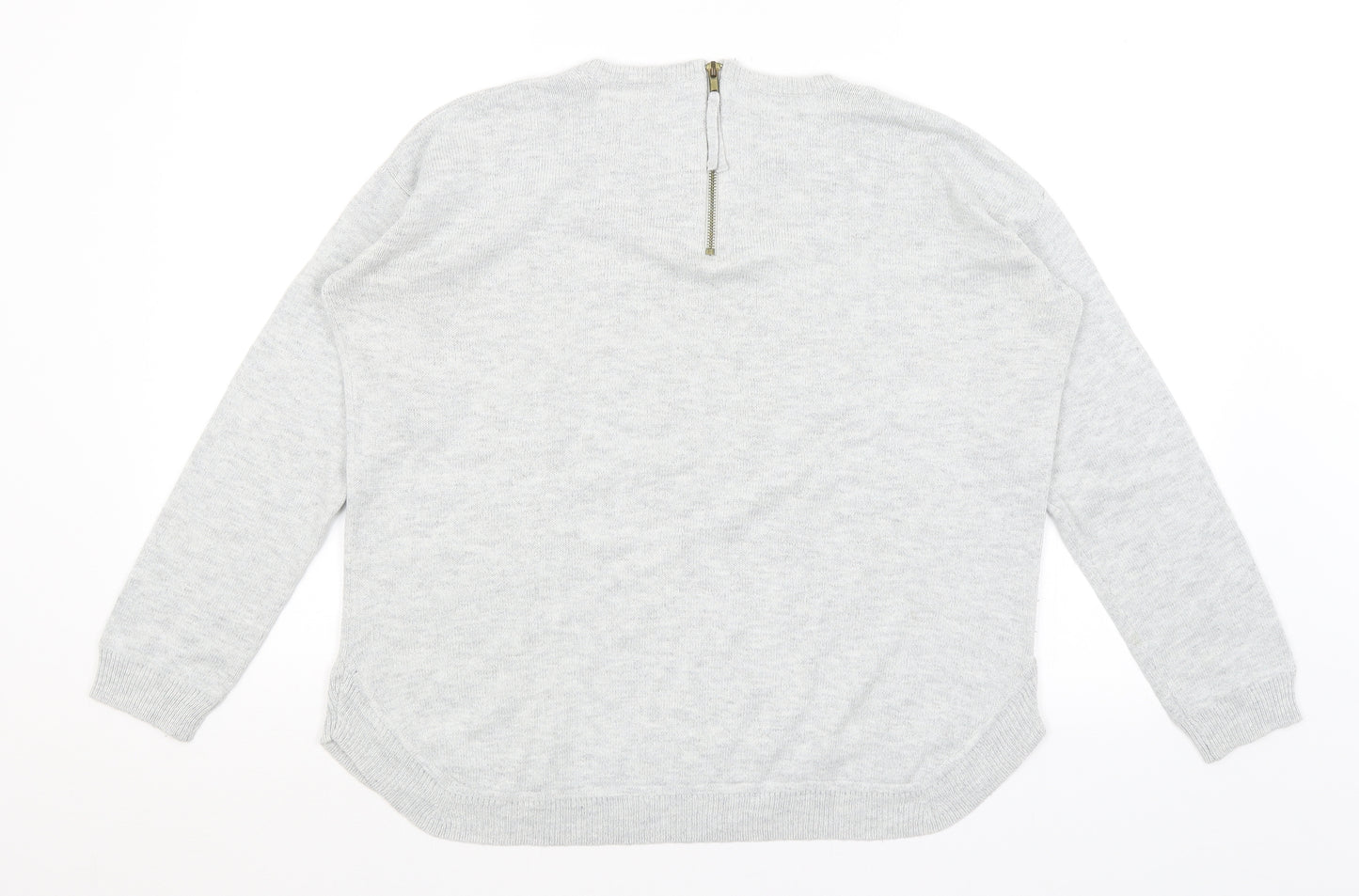 H&M Womens Grey   Pullover Jumper Size S
