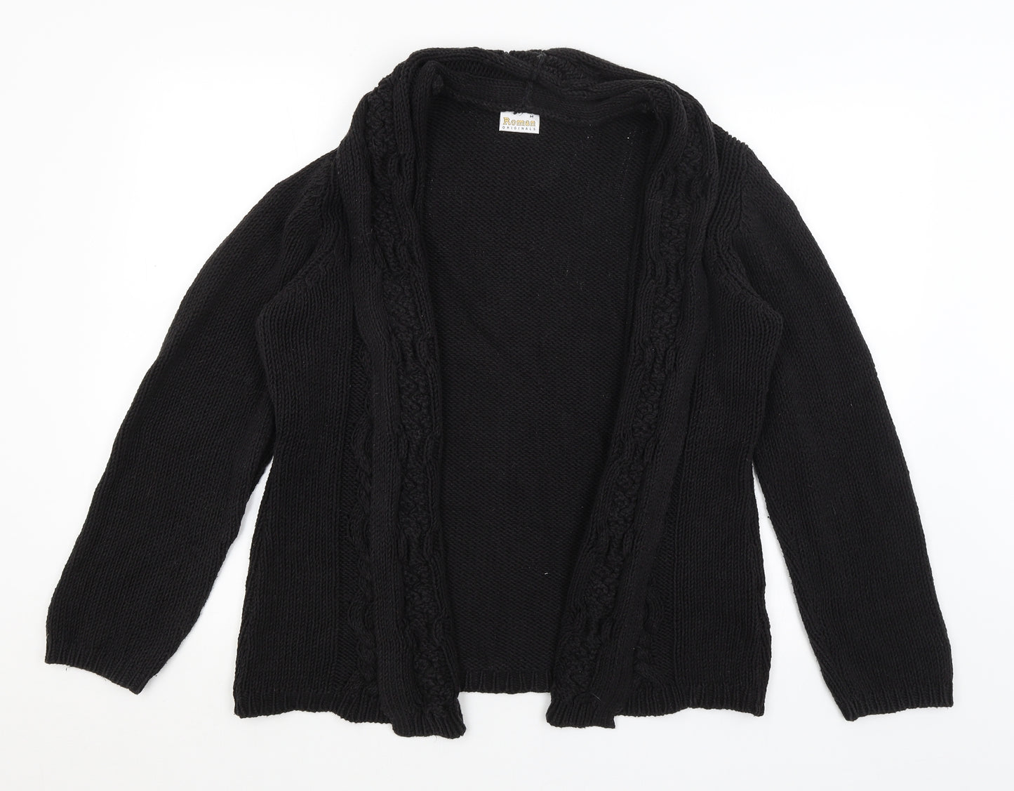 Roman Womens Black   Cardigan Jumper Size M