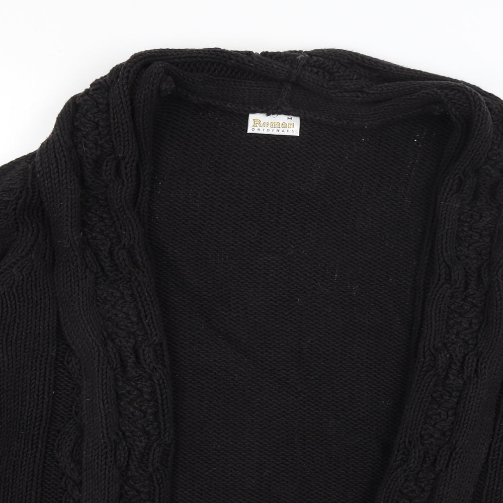 Roman Womens Black   Cardigan Jumper Size M
