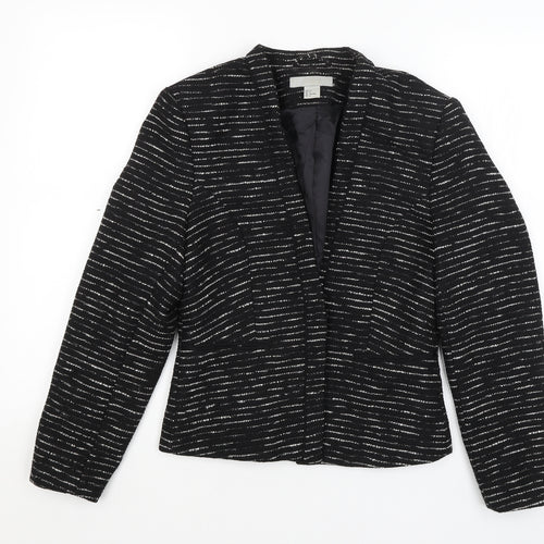 H&M Womens Black   Jacket Blazer Size 10