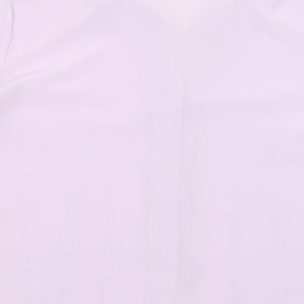 Isabelle Womens Purple   Basic Button-Up Size 16