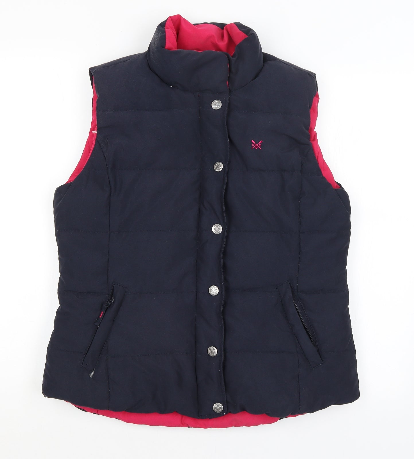 Crew Clothing Co Womens Blue   Gilet Coat Size S