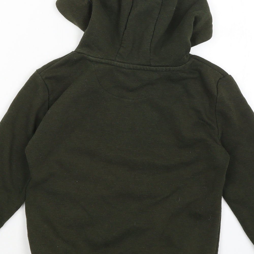Primark Boys Green   Pullover Hoodie Size 4-5 Years  - Legend