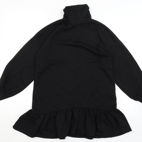 Boohoo Womens Black   Pullover Jumper Size 10