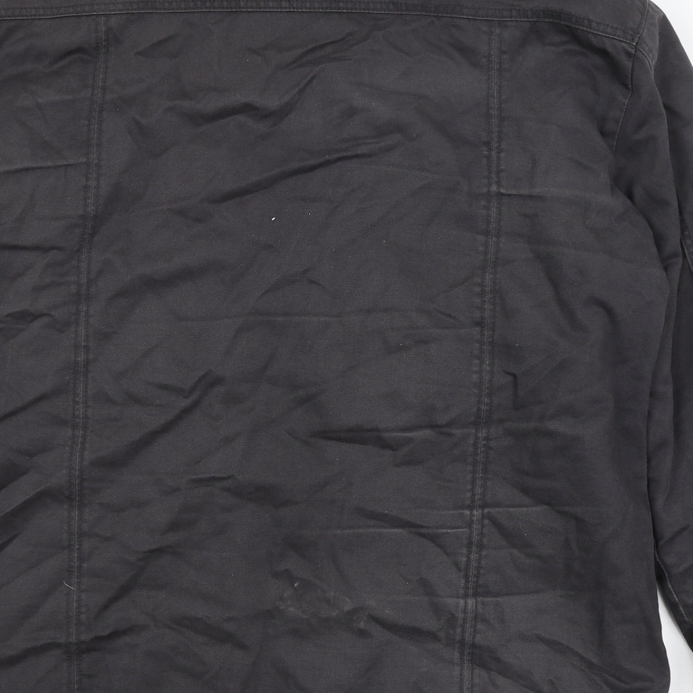 George Mens Grey   Overcoat Coat Size XL