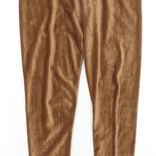Pep & Co Womens Brown   Capri Leggings Size 8 L27 in