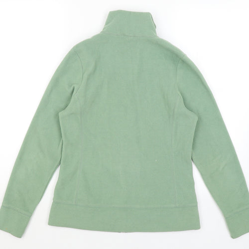 Preworn Womens Green   Full Zip Jumper Size 8