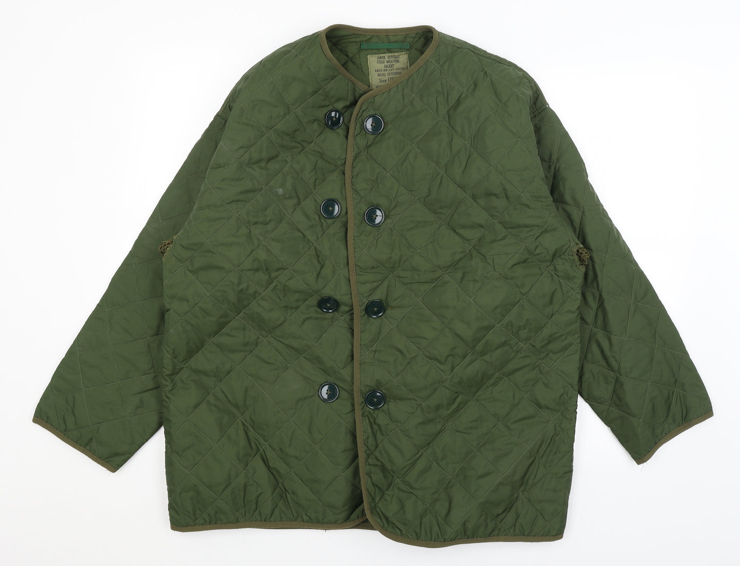 Bernard Uniform Mens Green   Quilted Coat Size XL