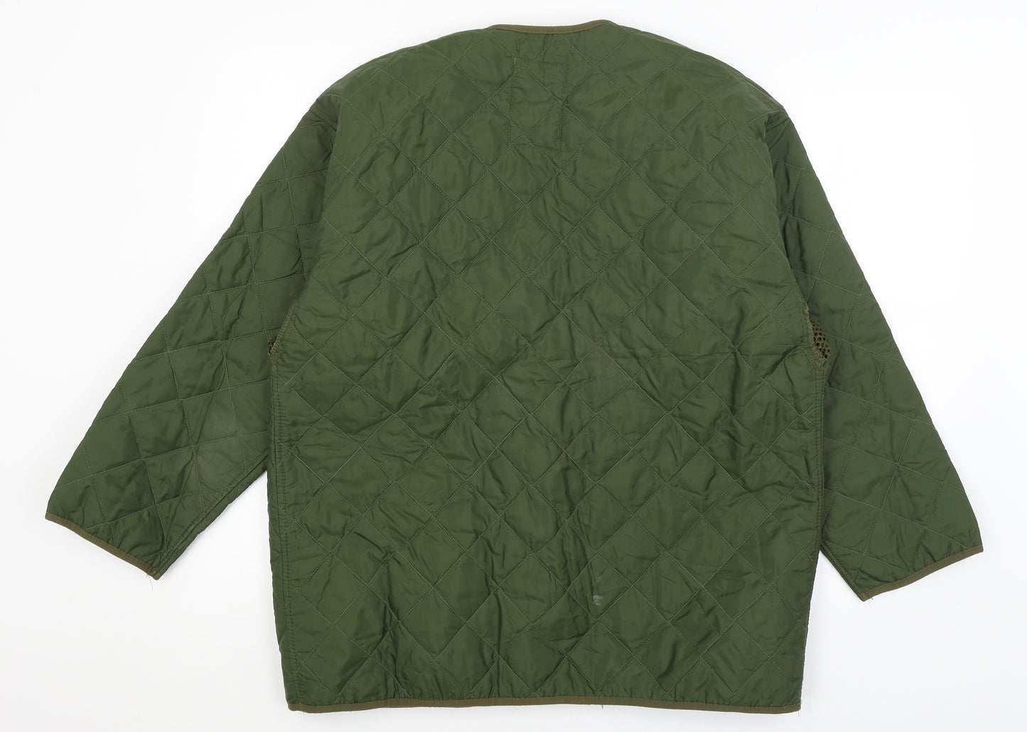 Bernard Uniform Mens Green   Quilted Coat Size XL