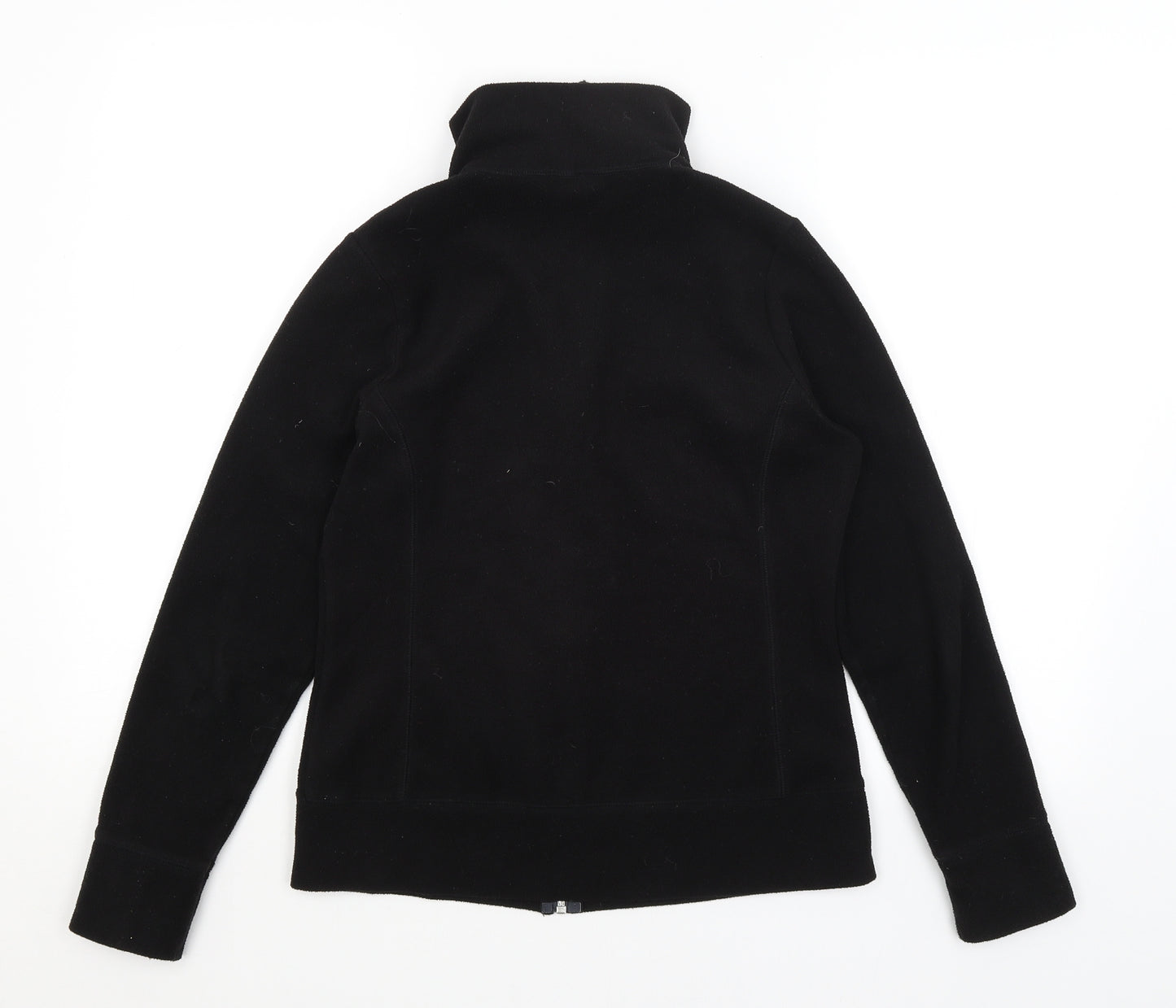 Preworn Womens Black   Full Zip Jumper Size 8