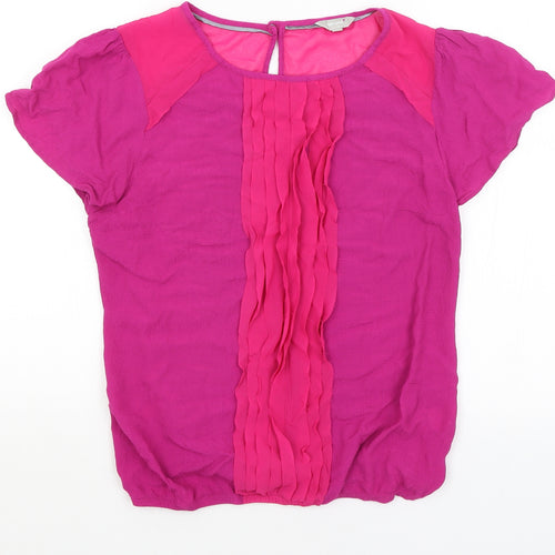 Per Una Womens Pink   Basic T-Shirt Size 12
