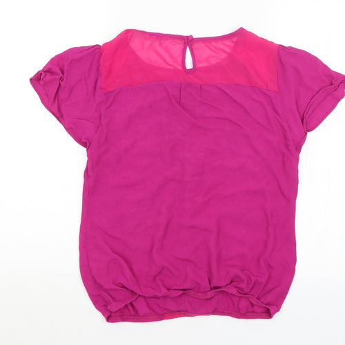 Per Una Womens Pink   Basic T-Shirt Size 12