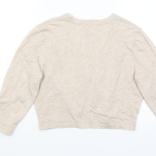Roman Womens Beige   Cardigan Jumper Size 14