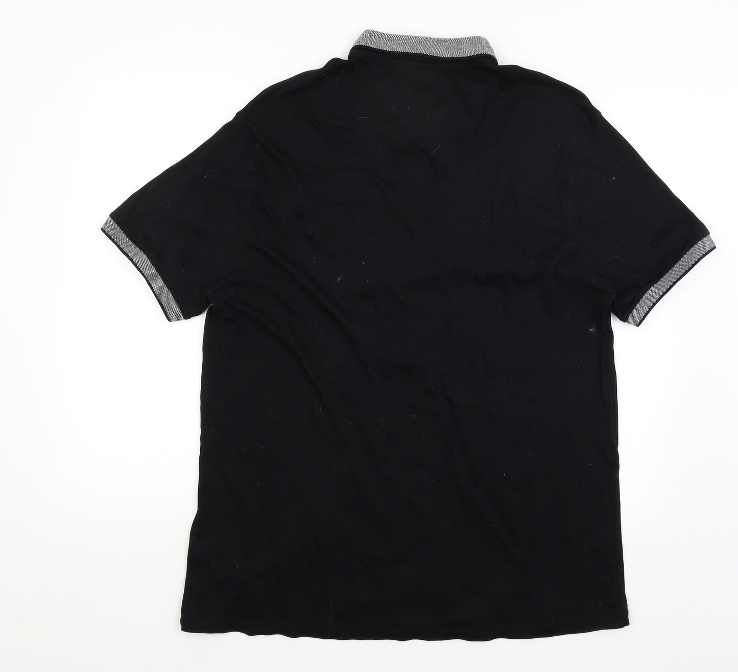 Peacocks Mens Black    T-Shirt Size 2XL