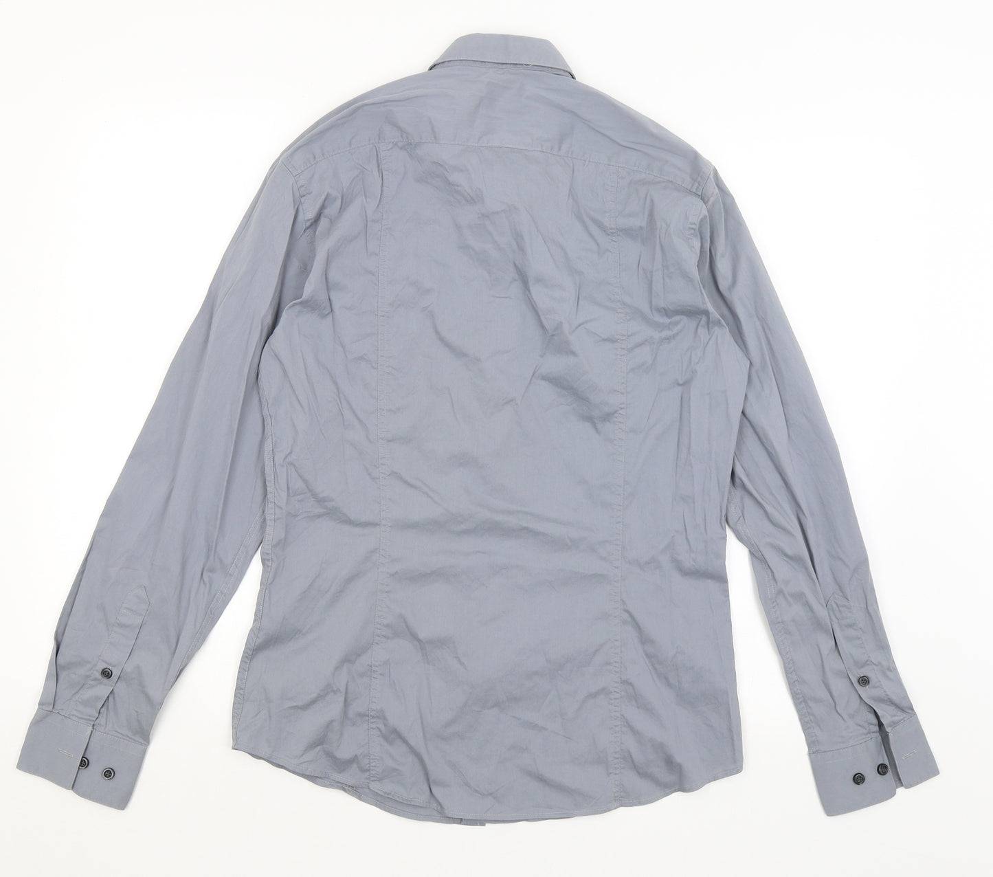 H&M Mens Grey    Dress Shirt Size M