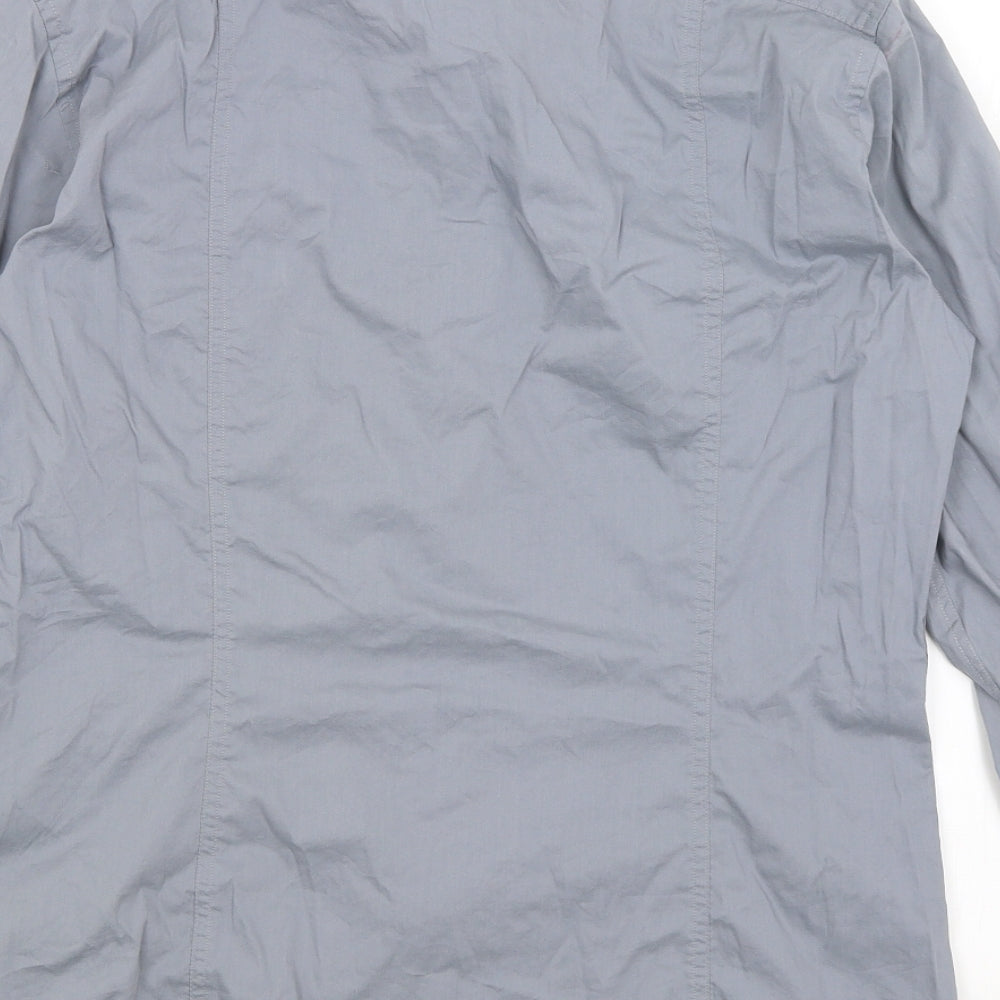 H&M Mens Grey    Dress Shirt Size M