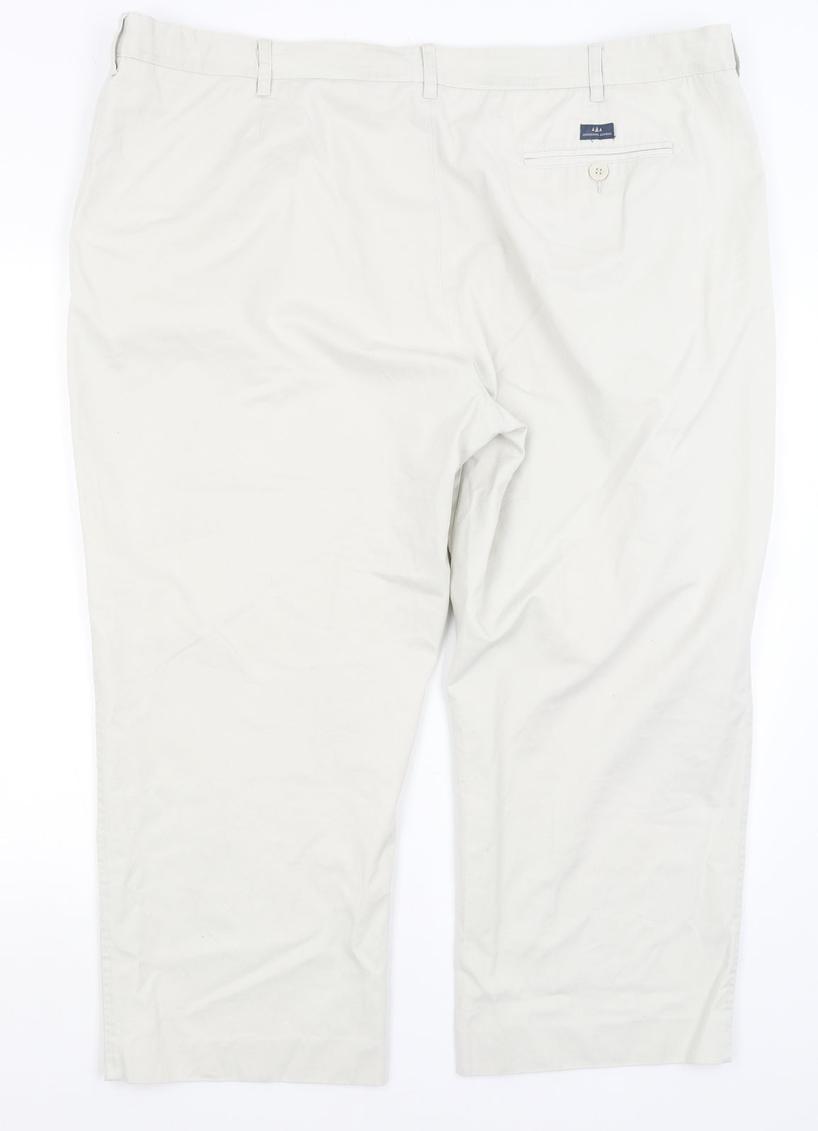 Atlantic Bay Mens Ivory   Trousers  Size 46 in L25 in