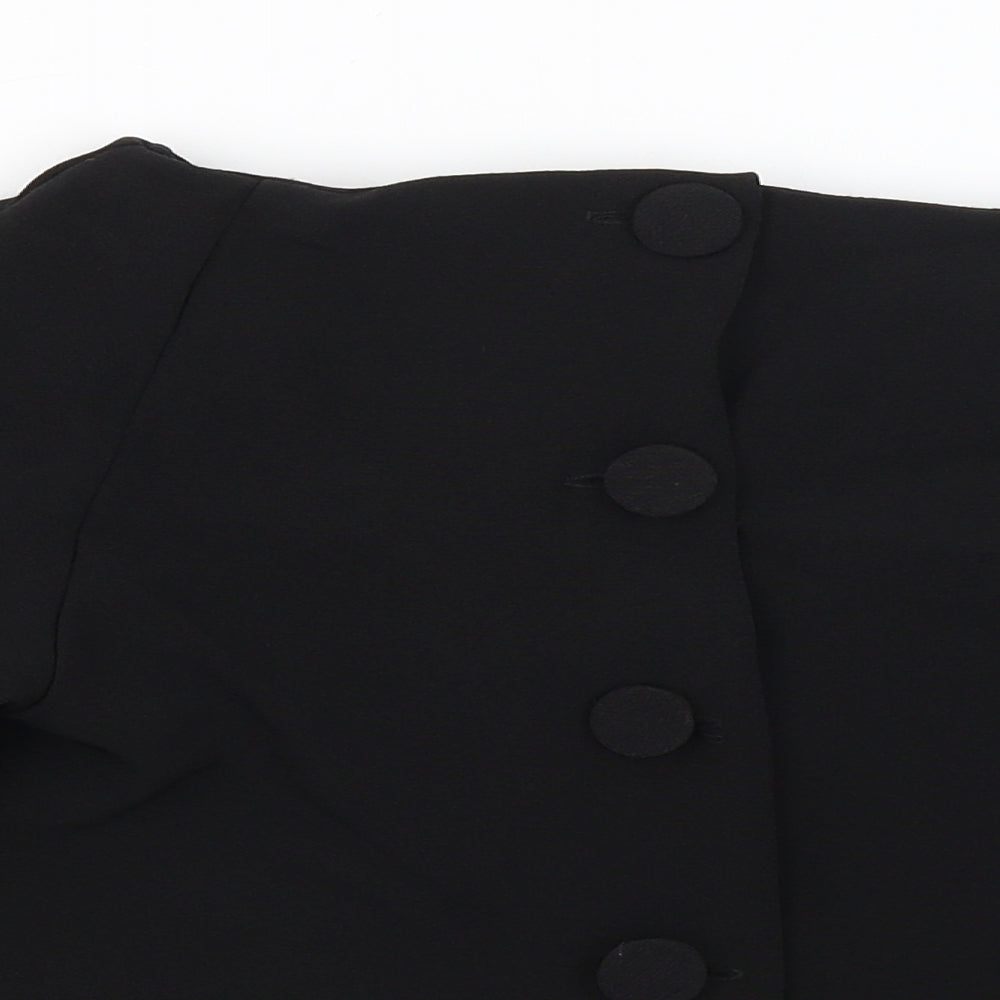 Heroines Womens Black   Jacket Blazer Size 8