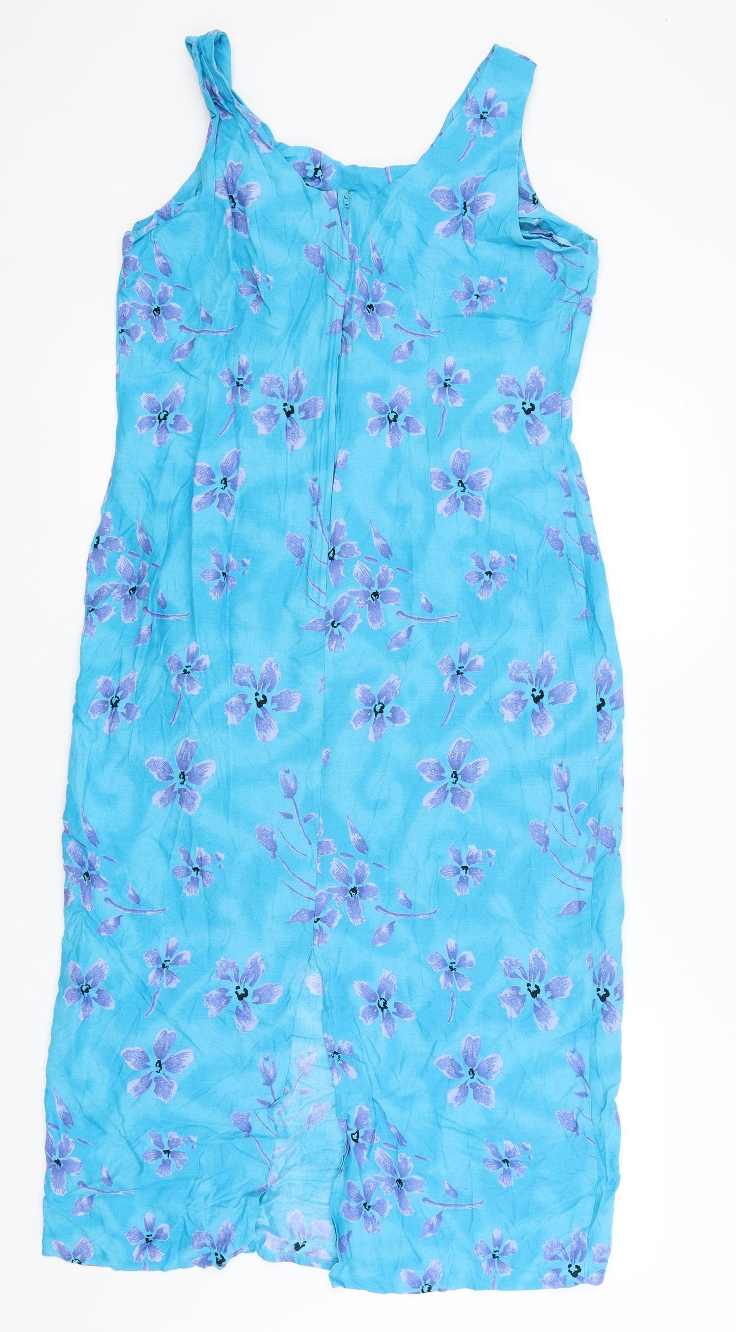 Atmosphere Womens Blue Floral  A-Line  Size 14