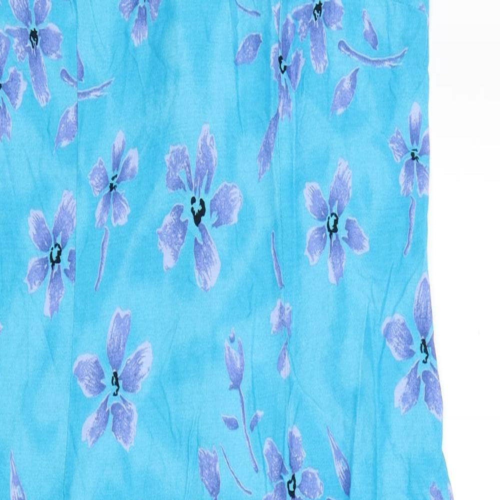 Atmosphere Womens Blue Floral  A-Line  Size 14