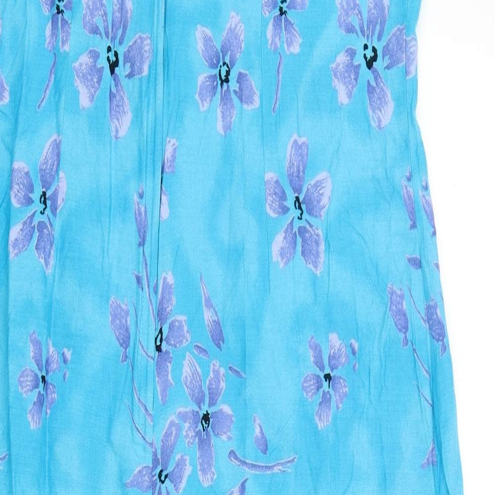 Atmosphere Womens Blue Floral  A-Line  Size 14