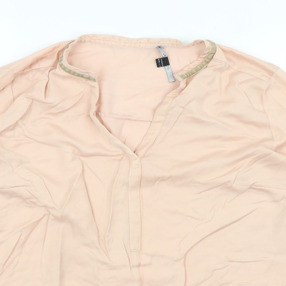Comma Womens Pink   Basic Blouse Size 16