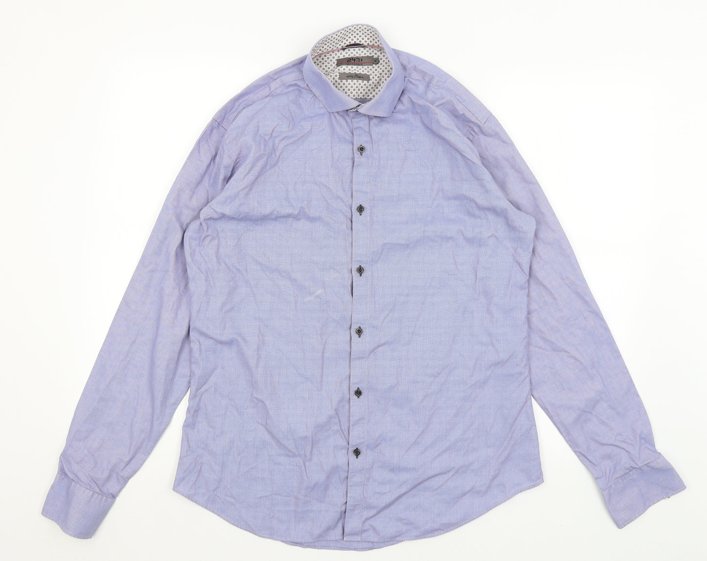 Jeff Banks Mens Blue    Dress Shirt Size M