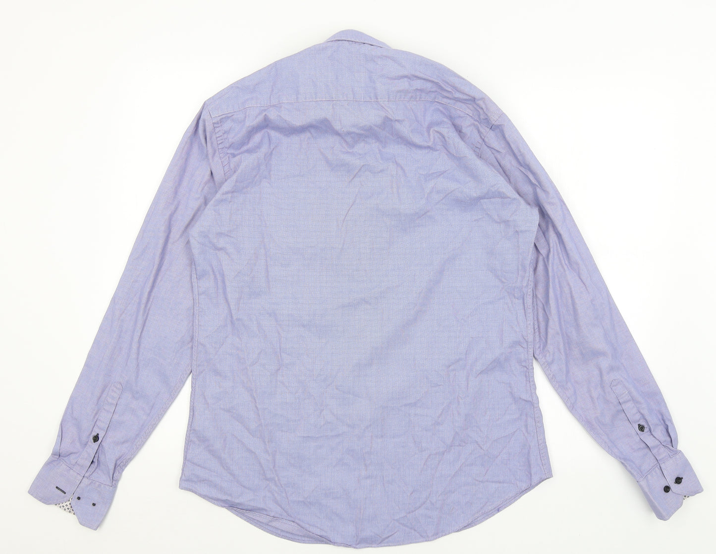 Jeff Banks Mens Blue    Dress Shirt Size M