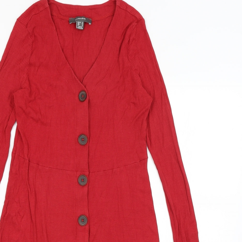 Primark Womens Red   Jumper Dress  Size 16